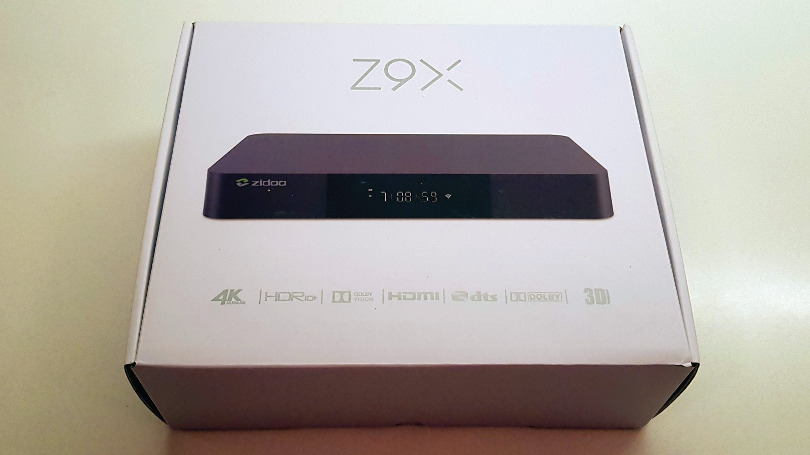 Zidoo Z9X packing